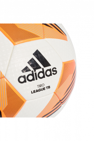 Футбольний м’яч adidas Tiro League TB (термошов, білий/помаранчевий/чорний)
