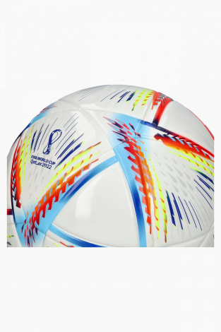 Детский облегчённый футбольный мяч adidas Al Rihla FIFA World Cup Qatar 2022 Speedshell League 350 грамм (термошов, Чемпионат Мира 2022 в Катаре)