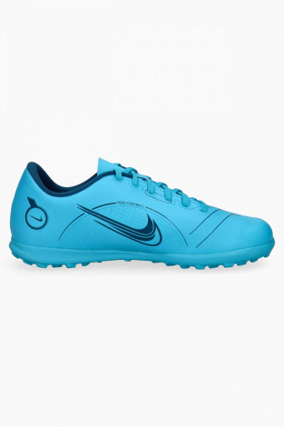 Детские сороконожки Nike Mercurial Vapor 14 Club TF Junior (голубой/синий)