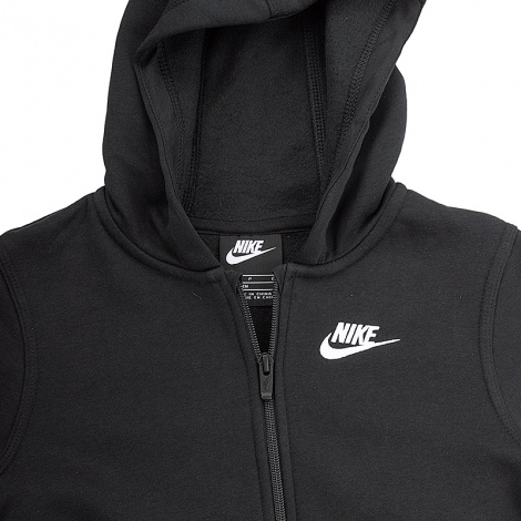 Толстовка подростковая Nike HOODIE FZ CLUB черная BV3699-010