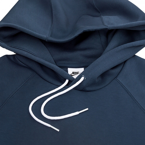 Толстовка Nike SWOOSH TCH FLC PO HD темно-синя DD8222-437