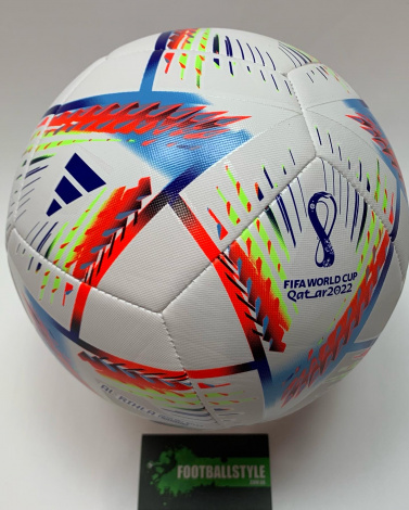 Футбольный мяч Adidas Al Rihla FIFA World Cup Qatar 2022 Speedshell Training (машинный шов, Чемпионат Мира 2022 в Катаре)