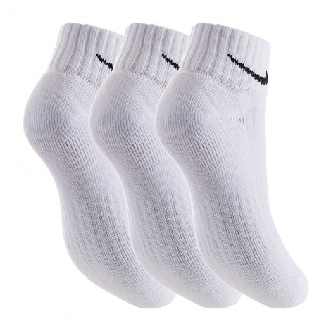 Шкарпетки Nike VALUE COTTON QUARTER білі (3 пари) SX4926-101