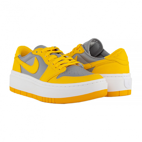 Кросівки жіночі Nike JORDAN WMNS AIR Nike JORDAN 1 ELEVATE LOW жовто-сірі DH7004-017