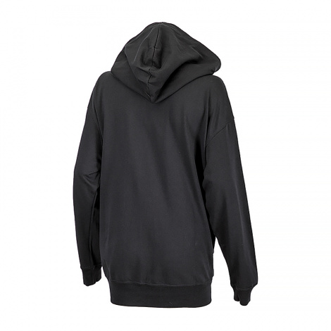 Толстовка жіноча Nike W NSW JRSY OS FZ HOODIE чорна DM6415-010
