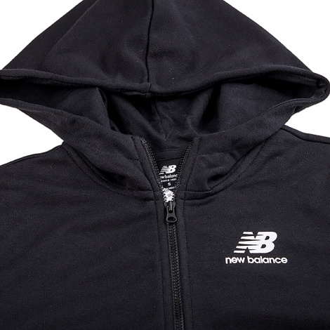 Толстовка підліткова New Balance ESSENTIALS STACKED LOGO чорна YJ31536BK