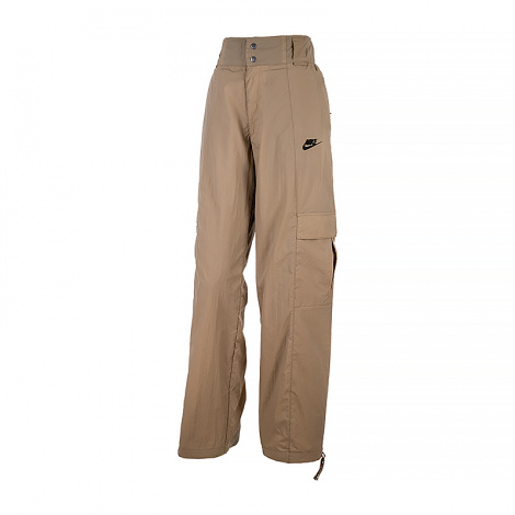 Спортивные штаны женские Nike W NSW WVN OS PANT HR SW бежевые FJ4934-247