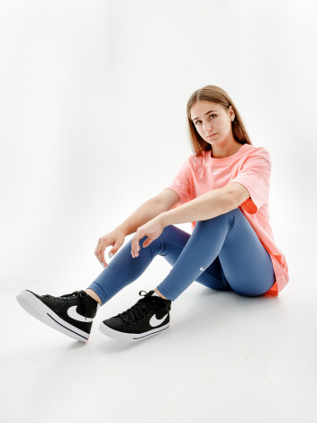 Лосини жіночі Nike W NK ONE DF MR TGT сині DD0252-491