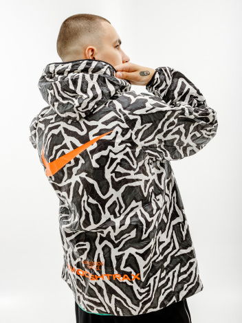 Вітровка Nike M NSW TREND JKT AOP чорно-біла DX0035-060