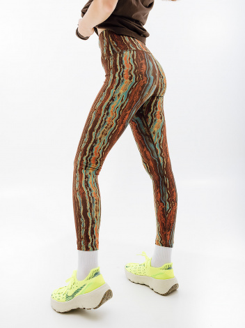 Лосіни жіночі Nike W NY DF HR 7/8 TGHT NV+ коричневі DX1561-227