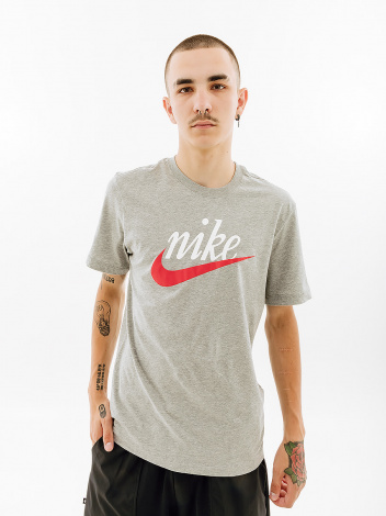 Футболка Nike M NSW TEE FUTURA 2 сіра DZ3279-063