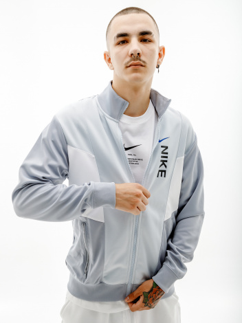Олімпійка (мастерка) Nike M NSW HYBRID PK TRACKTOP сіра FB1626-043
