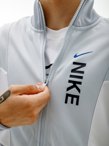 Олімпійка (мастерка) Nike M NSW HYBRID PK TRACKTOP сіра FB1626-043