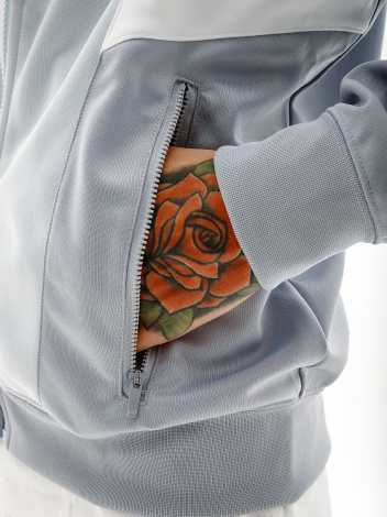 Олімпійка (мастерка) Nike M NSW HYBRID PK TRACKTOP сіра FB1626-043