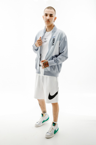 Олімпійка (мастерка) Nike M NSW HYBRID PK TRACKTOP сіра FB1626-043