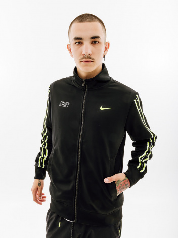 Олімпійка (мастерка) Nike M NSW REPEAT SW PK TRACKTOP чорна FD1183-011