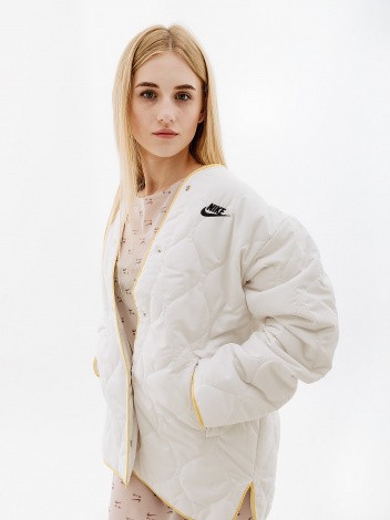 Куртка жіноча Nike W NSW JACKET SU біла FD4239-030