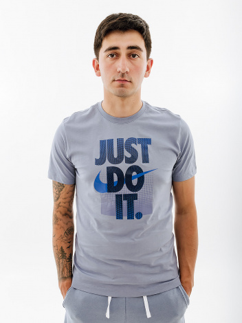 Футболка Nike M NSW TEE 12MO JDI блакитна DZ2993-493