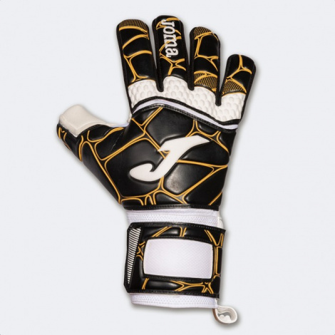 Воротарські рукавички Joma GK-PRO чорно-біло-золоті 400908.109