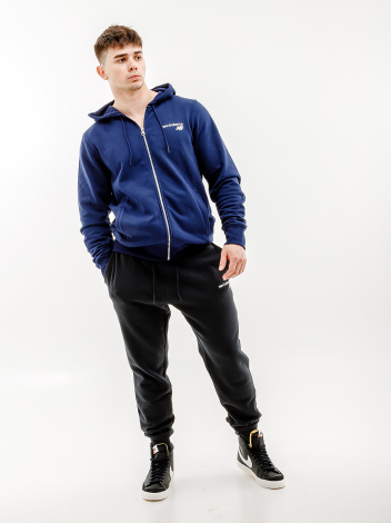 Толстовка New Balance CLASSIC CORE FZ синя MJ03907PGM