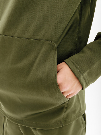 Толстовка Puma TRAIN PWR FLEECE HOODIE зелена 52089333