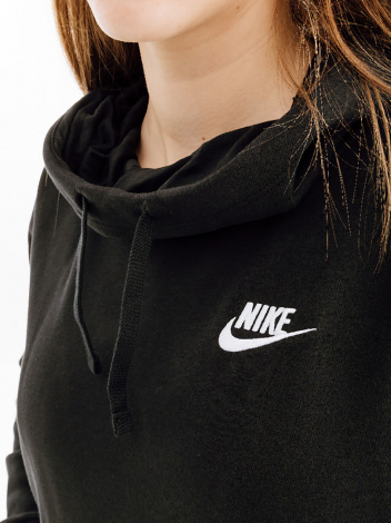 Худі жіноче Nike CLUB HOODIE STD чорне DQ5415-010