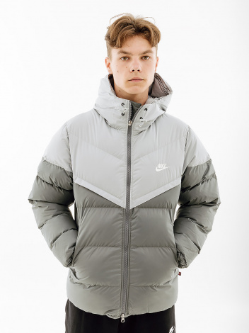 Куртка Nike NK SF WR PL-FLD HD JKT сіра FB8185-077