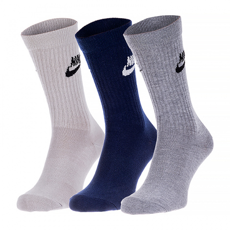 Шкарпетки Nike EVERYDAY ESSENTIAL CR різнокольорові (3 пари) DX5025-903