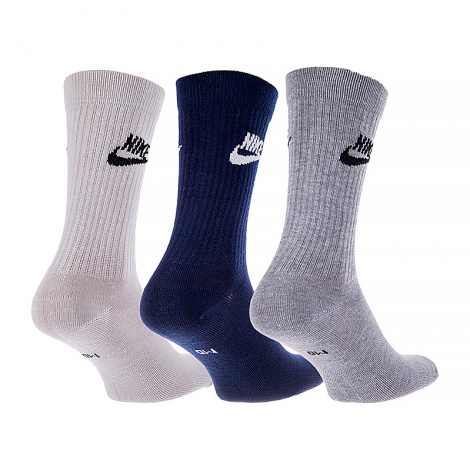 Шкарпетки Nike EVERYDAY ESSENTIAL CR різнокольорові (3 пари) DX5025-903