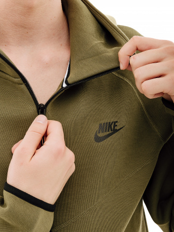 Толстовка Nike M NK TCH FLC FZ WR HOODIE оливкова FB7921-222