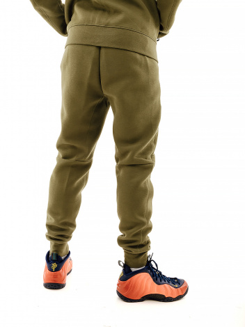 Спортивні штани Nike M NK TCH FLC JGGR оливкові FB8002-222