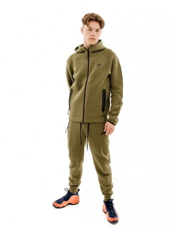 Спортивні штани Nike M NK TCH FLC JGGR оливкові FB8002-222