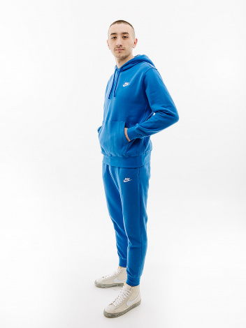 Толстовка Nike CLUB HOODIE PO BB синя BV2654-403