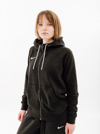 Толстовка жіноча Nike FLC PARK20 FZ HOODIE чорна CW6955-010