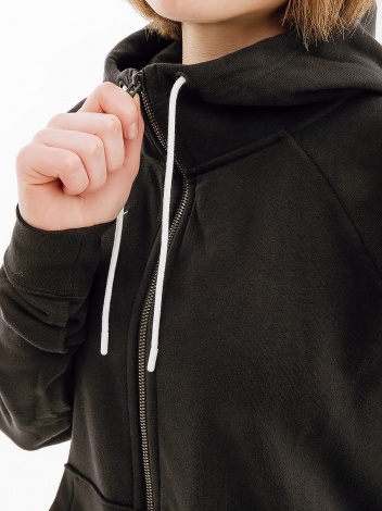 Толстовка жіноча Nike FLC PARK20 FZ HOODIE чорна CW6955-010