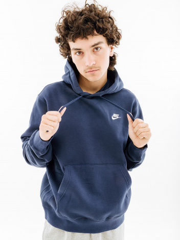 Толстовка Nike NSW CLUB HOODIE PO BB синя BV2654-410