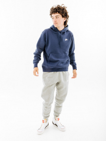 Толстовка Nike NSW CLUB HOODIE PO BB синя BV2654-410