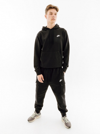 Худі Nike M NSW CLUB HOODIE PO FT чорне CZ7857-010