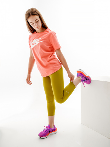 Лосіни жіночі Nike W NK ONE DF HR CROP TGHT зелені DM7276-390