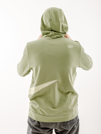 Толстовка Nike DF FLC HD FZ ENERG зелена FB8575-386