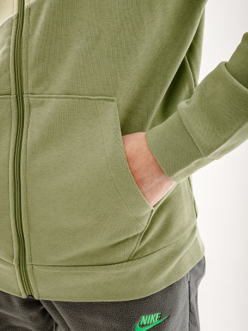 Толстовка Nike DF FLC HD FZ ENERG зелена FB8575-386