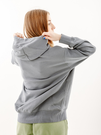 Худі жіноче Nike NS FLC OS PO HD SWSH сіре FN7698-084