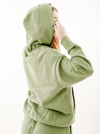 Худі жіноча Nike NS FLC OS PO HD SWSH оливкова FN7698-386