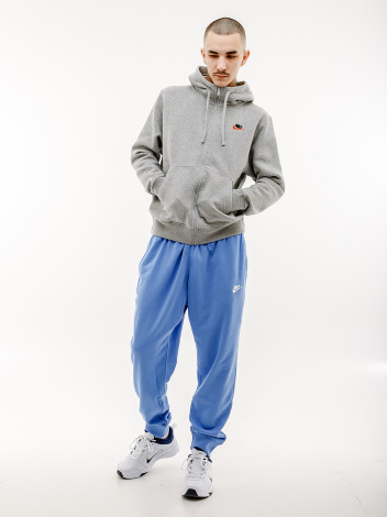 Толстовка Nike CLUB DT HOODIE FZ BB сіра DQ8384-064