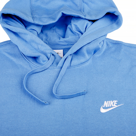 Толстовка Nike CLUB HOODIE PO BB блакитна BV2654-450