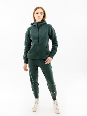 Толстовка жіноча Nike NS TCH FLC WR FZ HD зелена FB8338-328