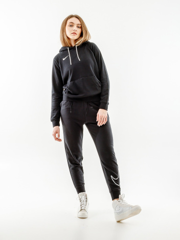 Худі жіноче Nike FLC PARK20 PO HOODIE чорне CW6957-010