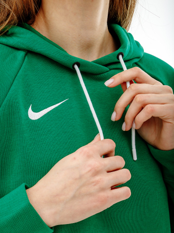 Худі жіноче Nike FLC PARK20 PO HOODIE зелене CW6957-302