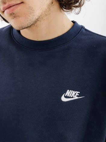 Світшот Nike NSW CLUB CRW BB AS темно-синій BV2662-410