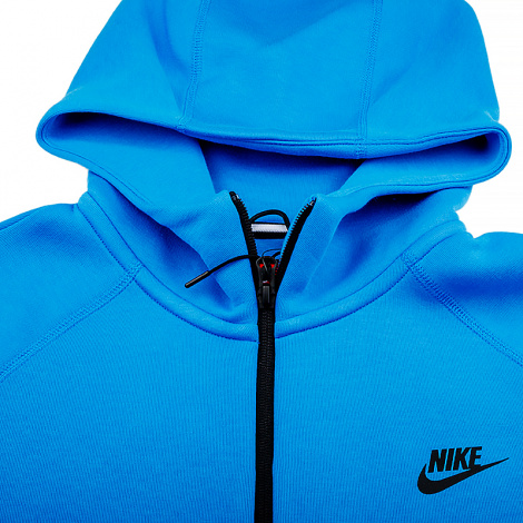 Толстовка Nike M NK TCH FLC FZ WR HOODIE синя FB7921-435